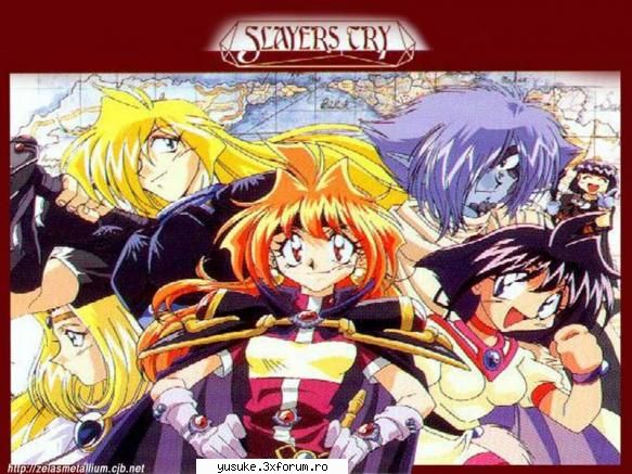 imi place mult slayers,a fost primul anime p care lam vazut.imi place mult ca e despre vraji si
