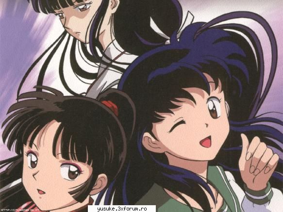 kagome kikyo sango pai mie imi plac toate trei fiecare felul desi tinde aleg kagome pentru este