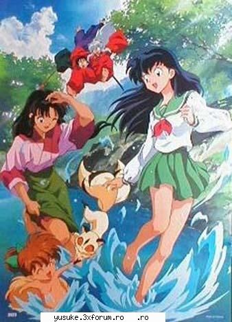 inuyasha e primul anime pe care l-am vazut , primul episod a fost cel cu yura demonul parului ,